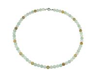 Jadeite (type-A) bead necklace