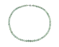 Jadeite (type-A) bead necklace