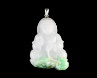 Jadeite (type-A) Guan Yin
