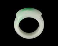 Jadeite (type-A) ring