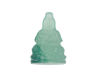 Chrysoprase Guan Yin statue