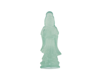 Chrysoprase Guan Yin statue