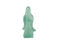 Chrysoprase Guan Yin statue