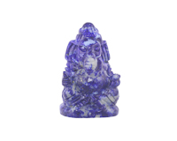 Lapis lazuli Ganesha statue