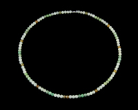 Jadeite (type-A) bead necklace