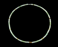 Jadeite (type-A) bead necklace