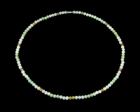 Jadeite (type-A) bead necklace