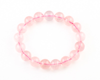 Quartz bead bracelet