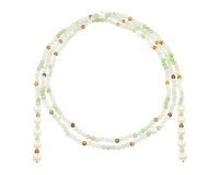 Jadeite (type-A) bead necklace