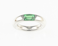 Tsavorite garnet ring