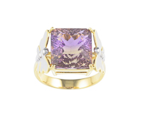 Ametrine ring