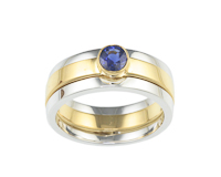 Blue sapphire ring