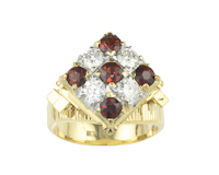 Garnet ring