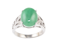 Jadeite (type-A) ring