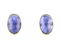 Blue sapphire earrings