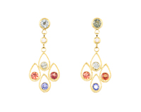 Sapphire earrings