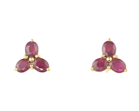 Ruby earrings