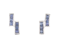 Blue sapphire earrings