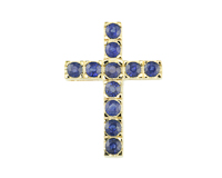 Blue sapphire pendant