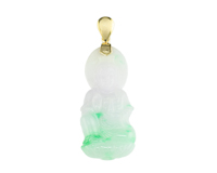 Jadeite (type-A) carving pendant