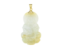 Jadeite (type-A) carving pendant