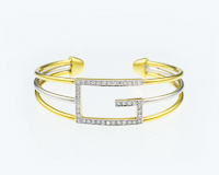 Diamond bangle